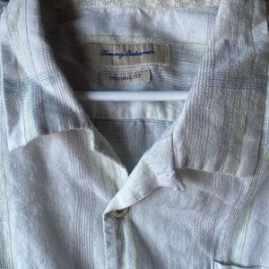 tommy bahama 100% linen xxL dress shirt beach wedding!!NWOT